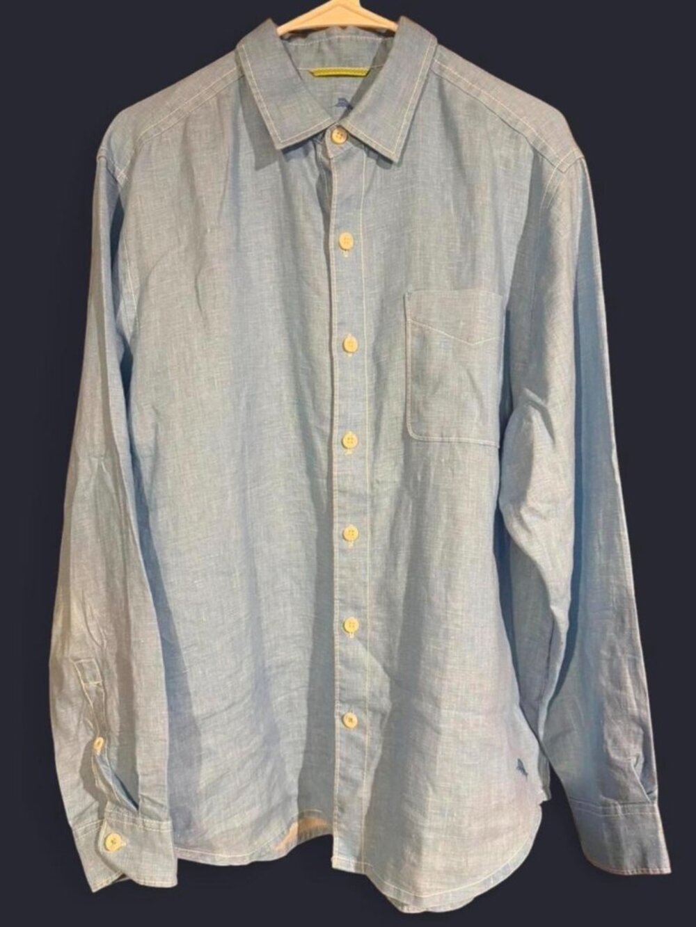 Linen Tommy Bahama button up shirt